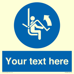 Custom Mandatory: Open safety bar of chairlift